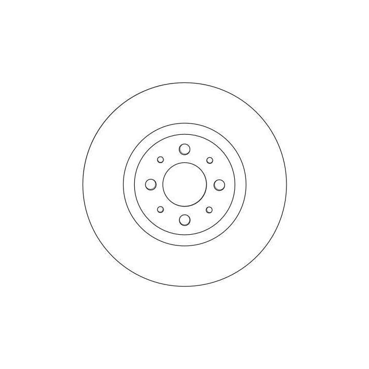 Stabdžių diskas TRW DF4377