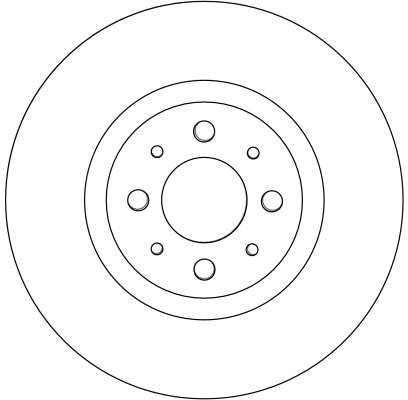 Stabdžių diskas TRW DF4377
