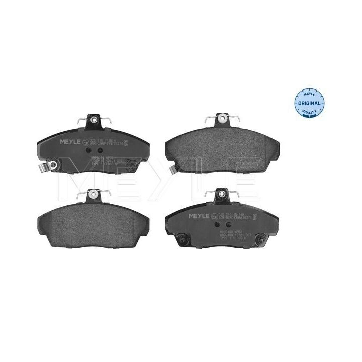 Stabdžių trinkelių rinkinys, diskinis stabdys MEYLE 025 215 1518/W