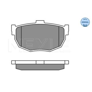 Stabdžių trinkelių rinkinys, diskinis stabdys MEYLE 025 215 5314/W
