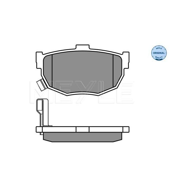 Stabdžių trinkelių rinkinys, diskinis stabdys MEYLE 025 215 5314/W