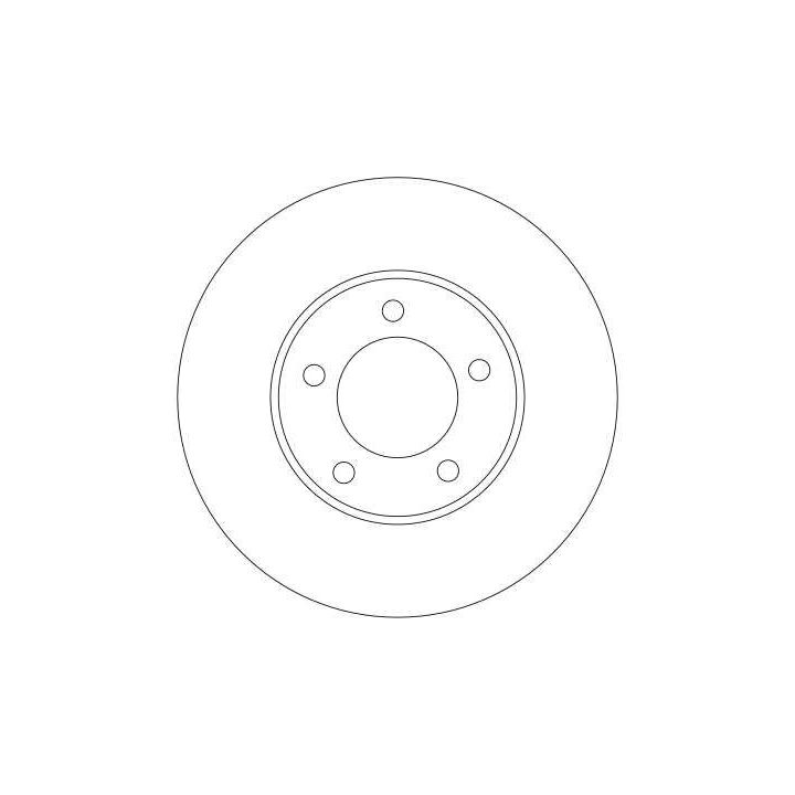 Stabdžių diskas TRW DF4384