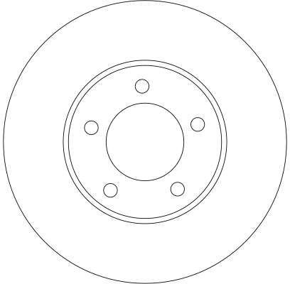 Stabdžių diskas TRW DF4384