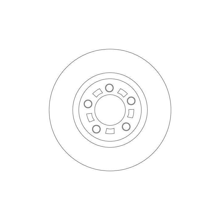 Stabdžių diskas TRW DF4385