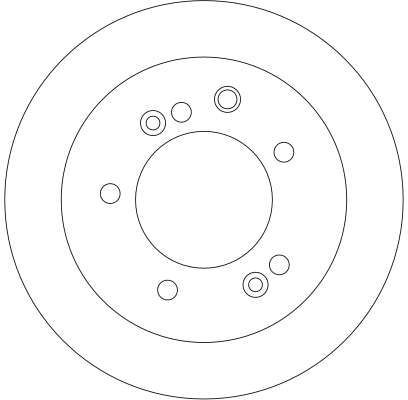Stabdžių diskas TRW DF4394