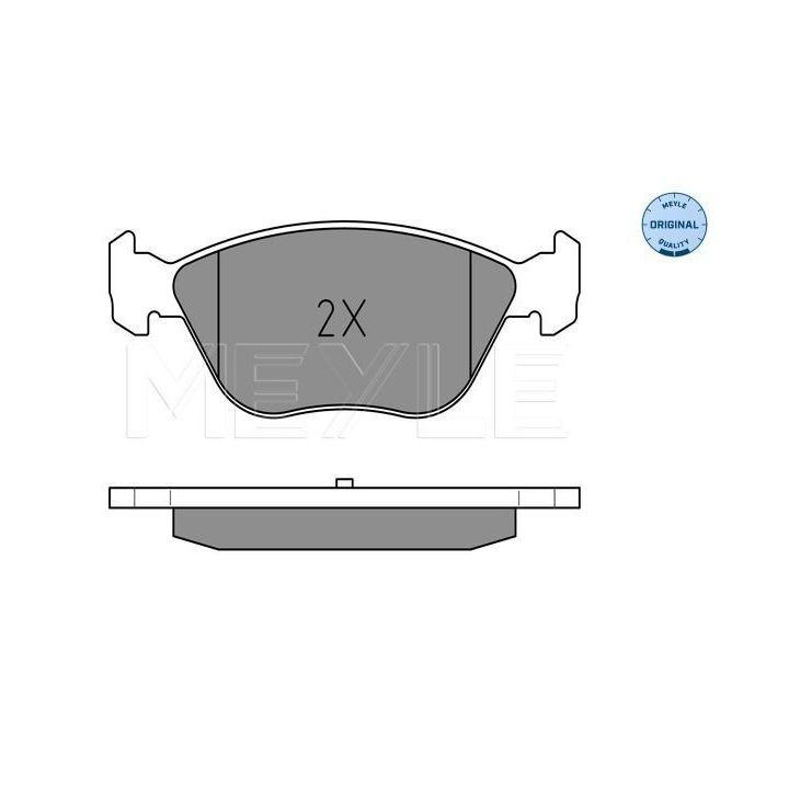 Stabdžių trinkelių rinkinys, diskinis stabdys MEYLE 025 216 3619/W