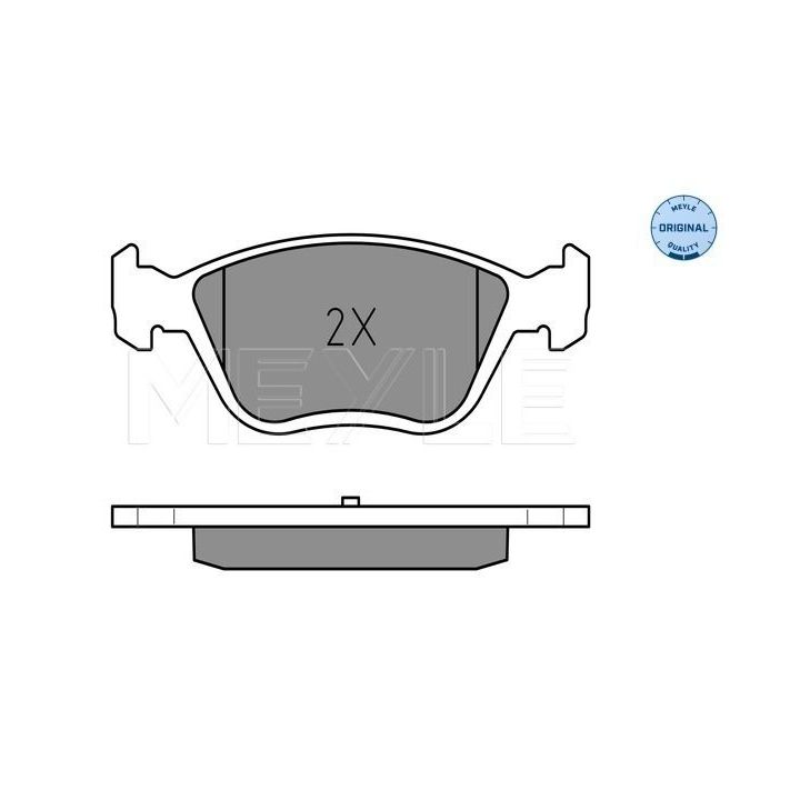 Stabdžių trinkelių rinkinys, diskinis stabdys MEYLE 025 216 3719/W