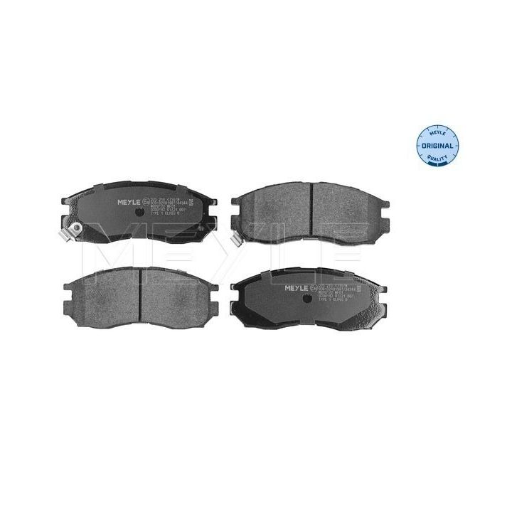 Stabdžių trinkelių rinkinys, diskinis stabdys MEYLE 025 216 4716/W