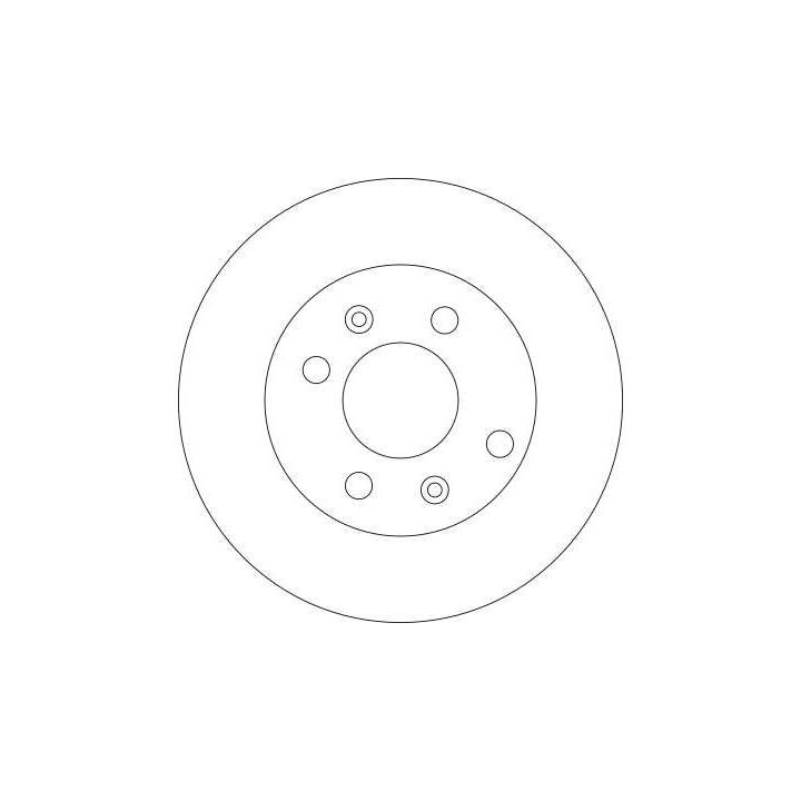 Stabdžių diskas TRW DF4409