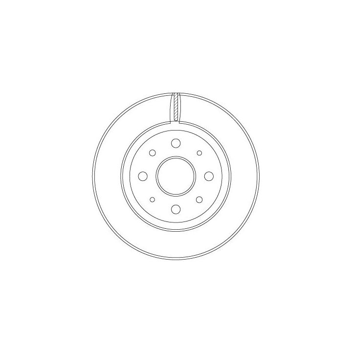 Stabdžių diskas TRW DF4410