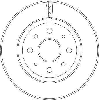 Stabdžių diskas TRW DF4410