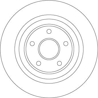 Stabdžių diskas TRW DF4413BS