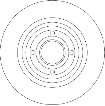 Stabdžių diskas TRW DF4414BS