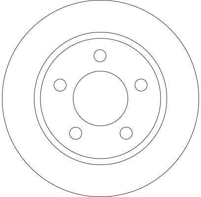 Stabdžių diskas TRW DF4419