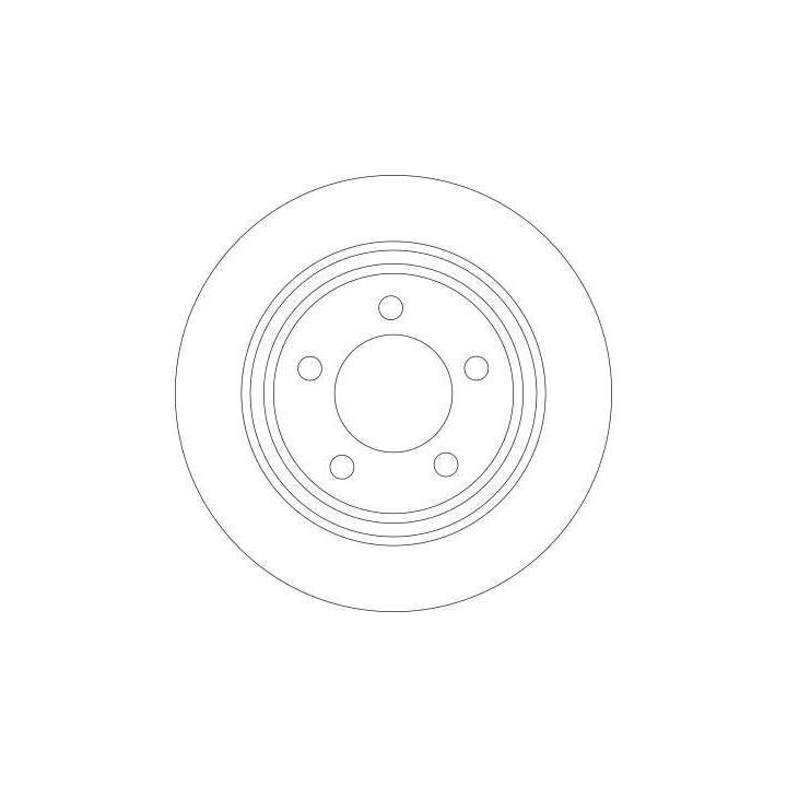 Stabdžių diskas TRW DF4420