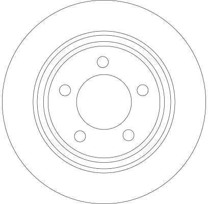 Stabdžių diskas TRW DF4420