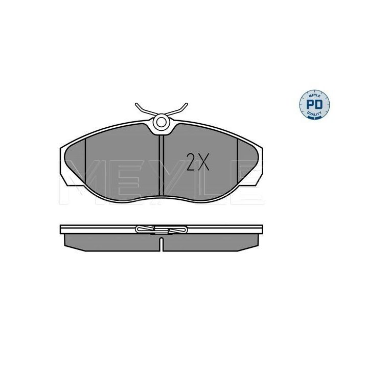 Stabdžių trinkelių rinkinys, diskinis stabdys MEYLE 025 217 9719/PD