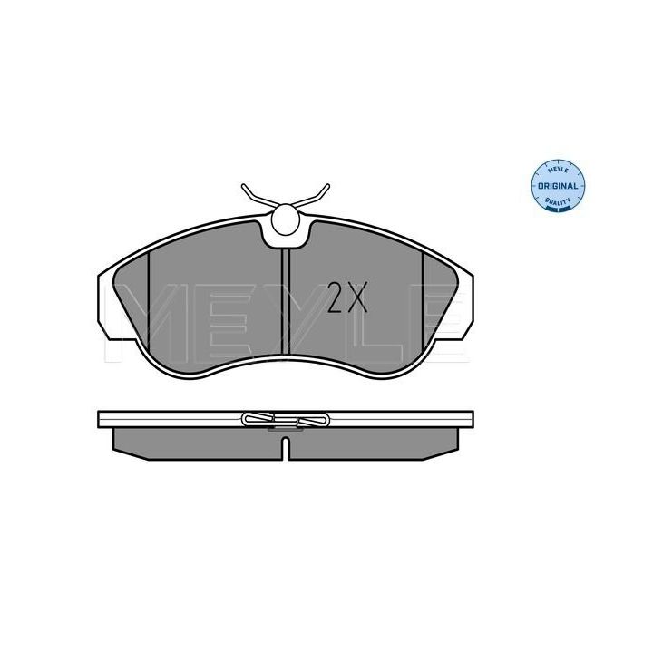 Stabdžių trinkelių rinkinys, diskinis stabdys MEYLE 025 217 9919/W