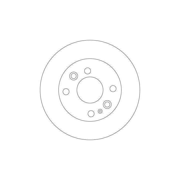 Stabdžių diskas TRW DF4438