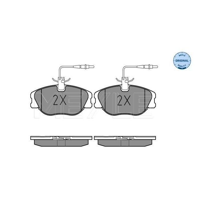 Stabdžių trinkelių rinkinys, diskinis stabdys MEYLE 025 218 0119/W