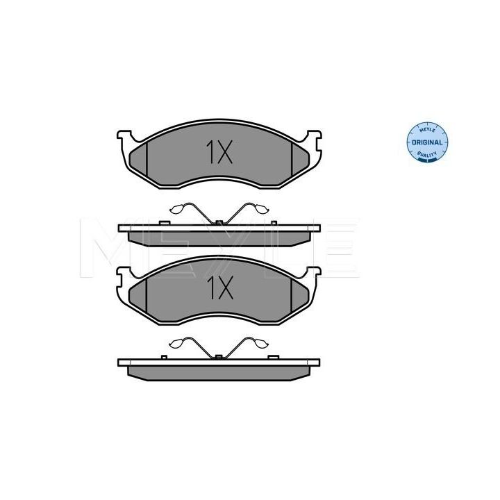 Stabdžių trinkelių rinkinys, diskinis stabdys MEYLE 025 218 2217