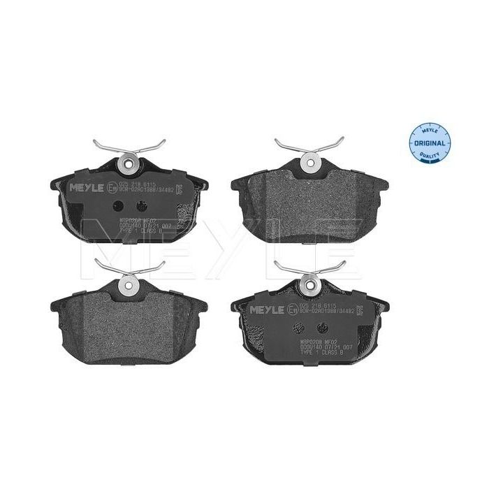 Stabdžių trinkelių rinkinys, diskinis stabdys MEYLE 025 218 6115