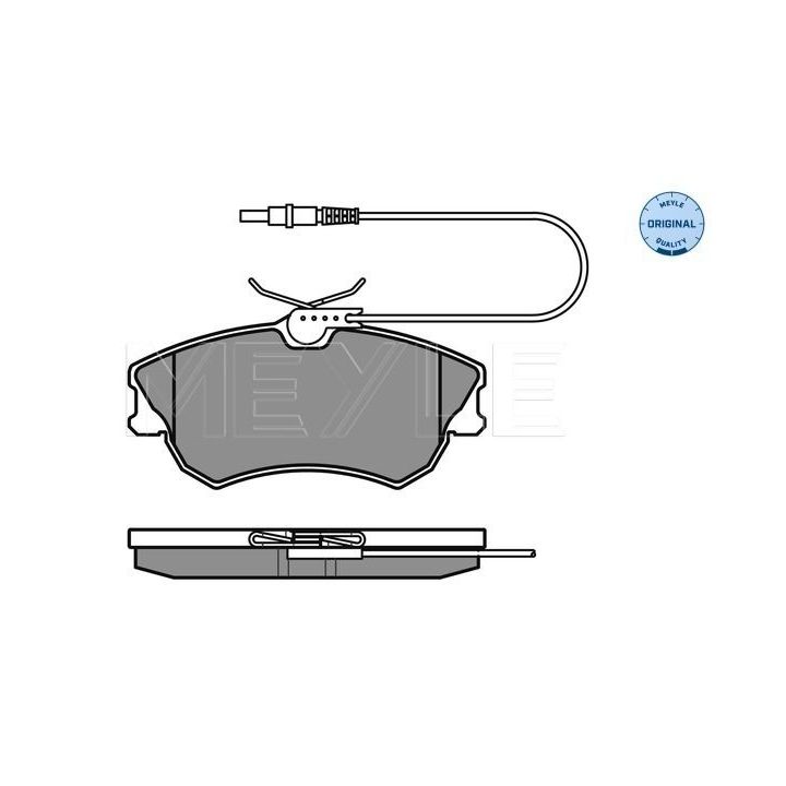 Stabdžių trinkelių rinkinys, diskinis stabdys MEYLE 025 218 8818
