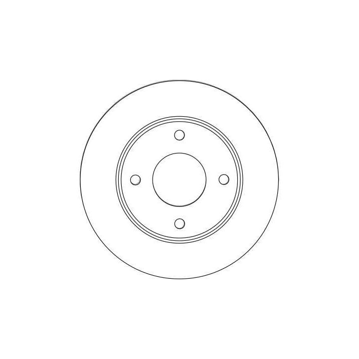 Stabdžių diskas TRW DF4457