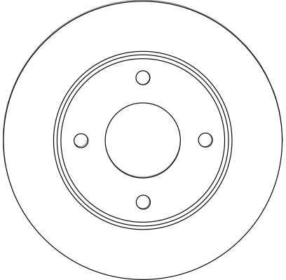 Stabdžių diskas TRW DF4457