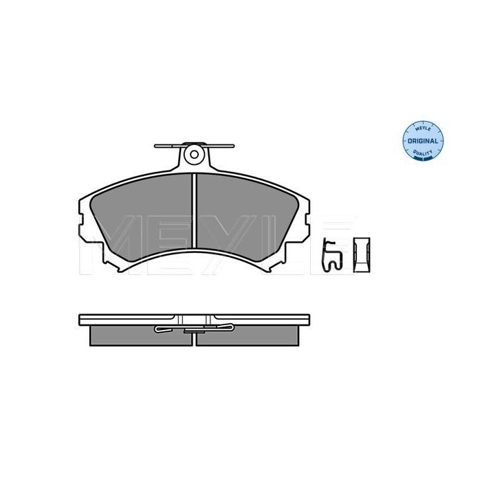 Stabdžių trinkelių rinkinys, diskinis stabdys MEYLE 025 219 2017
