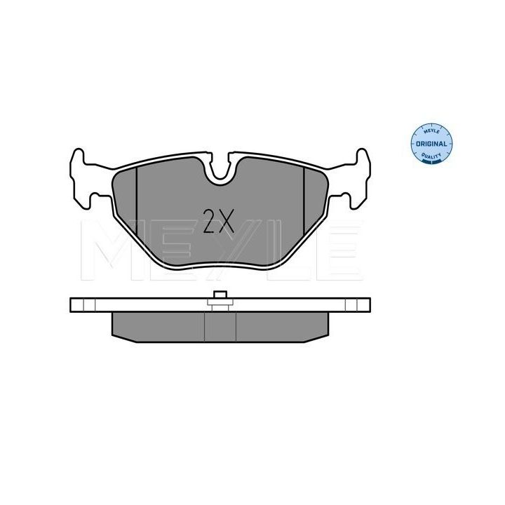 Stabdžių trinkelių rinkinys, diskinis stabdys MEYLE 025 219 3417