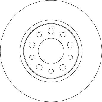 Stabdžių diskas TRW DF4477