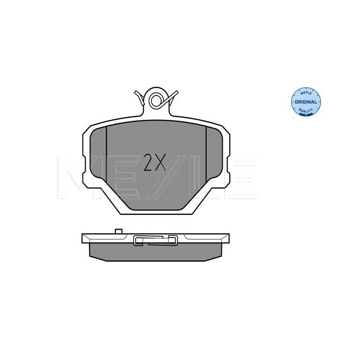 Stabdžių trinkelių rinkinys, diskinis stabdys MEYLE 025 219 9915