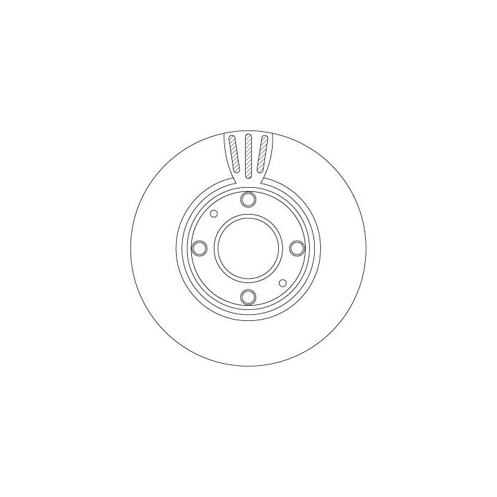 Stabdžių diskas TRW DF4496