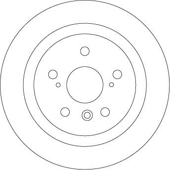 Stabdžių diskas TRW DF4500