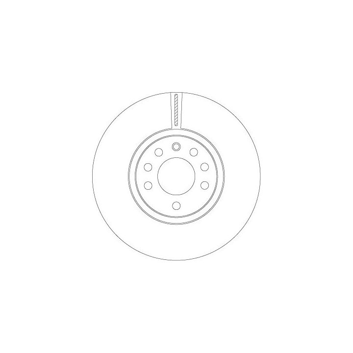 Stabdžių diskas TRW DF4549