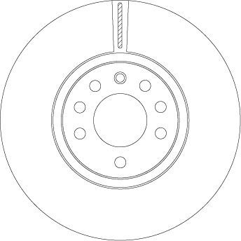 Stabdžių diskas TRW DF4549