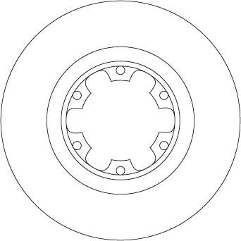 Stabdžių diskas TRW DF4553