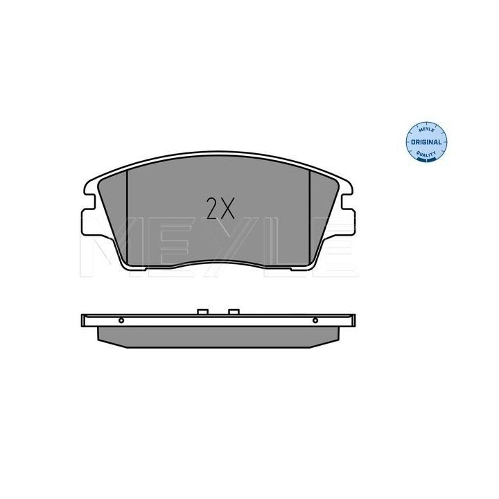 Stabdžių trinkelių rinkinys, diskinis stabdys MEYLE 025 223 2917