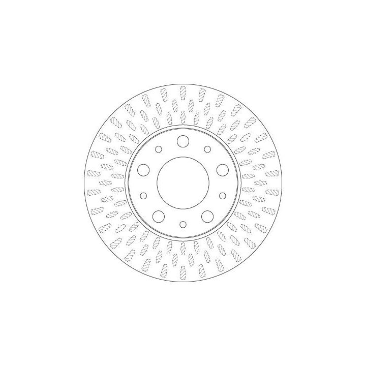 Stabdžių diskas TRW DF4771S