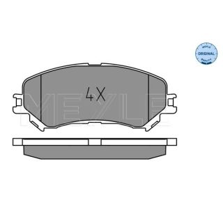 Stabdžių trinkelių rinkinys, diskinis stabdys MEYLE 025 223 4719