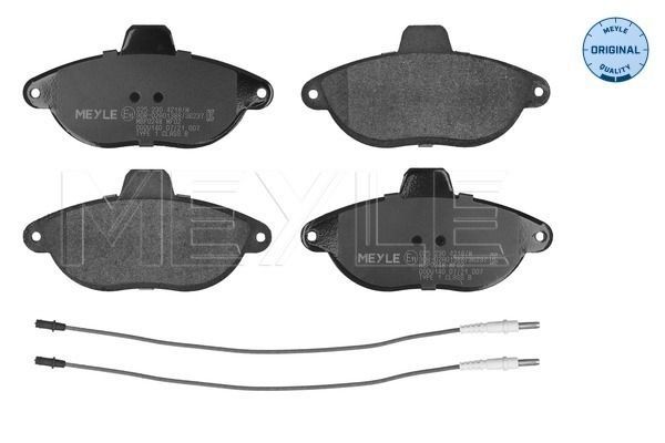 Stabdžių trinkelių rinkinys, diskinis stabdys MEYLE 025 230 4218/W