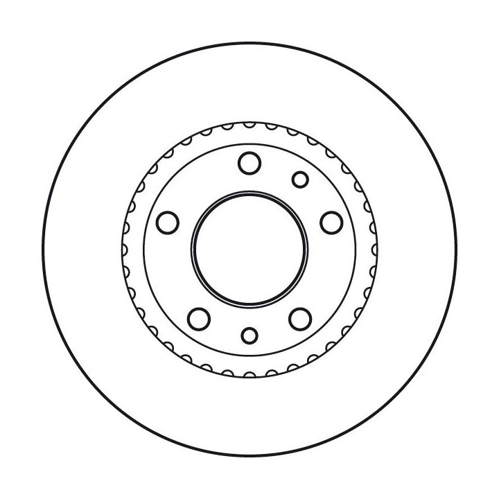 Stabdžių diskas TRW DF4836S
