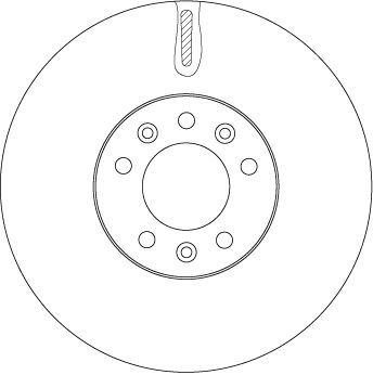 Stabdžių diskas TRW DF4849S