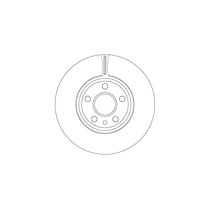 Stabdžių diskas TRW DF4850S