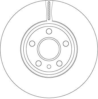 Stabdžių diskas TRW DF4850S