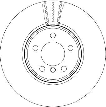 Stabdžių diskas TRW DF4867S