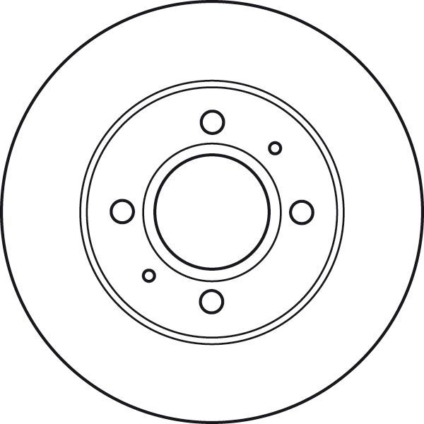 Stabdžių diskas TRW DF4892