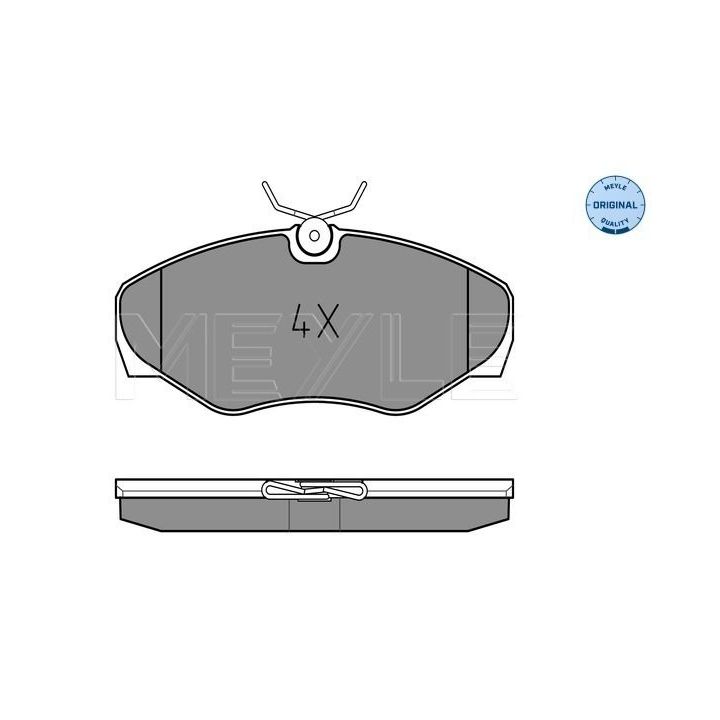 Stabdžių trinkelių rinkinys, diskinis stabdys MEYLE 025 230 9918