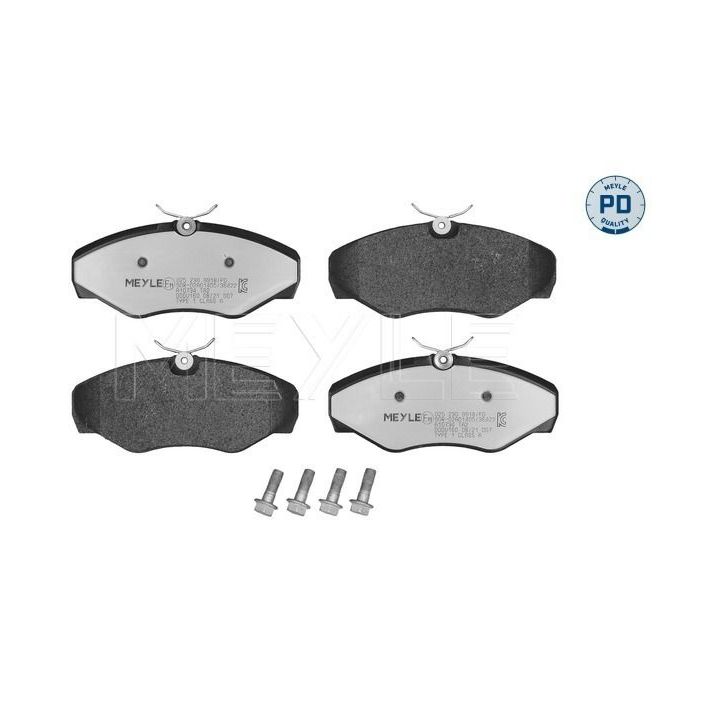 Stabdžių trinkelių rinkinys, diskinis stabdys MEYLE 025 230 9918/PD